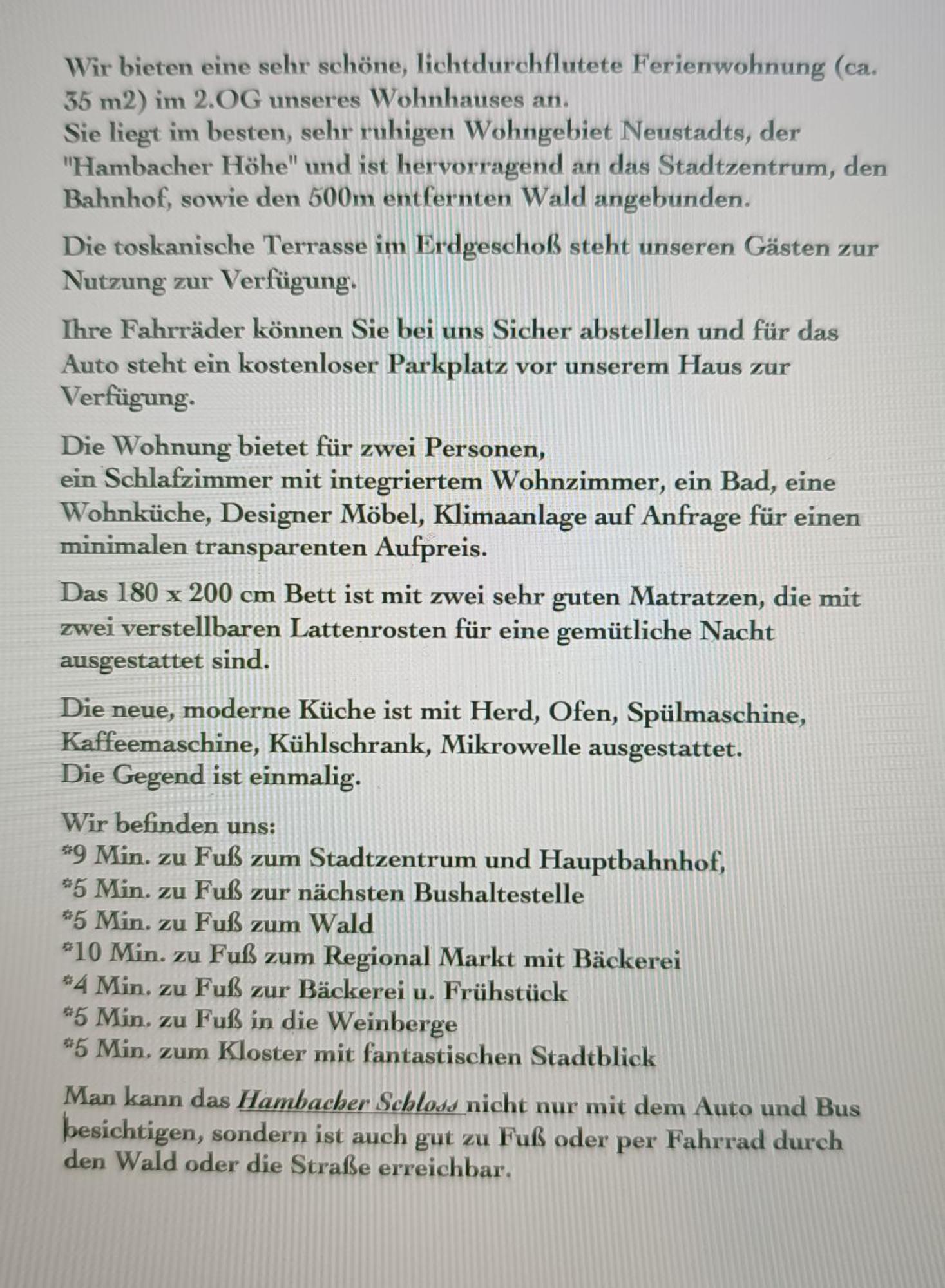 Neustadt an der Weinstraße Ferienwohnung Forest & Wein מראה חיצוני תמונה